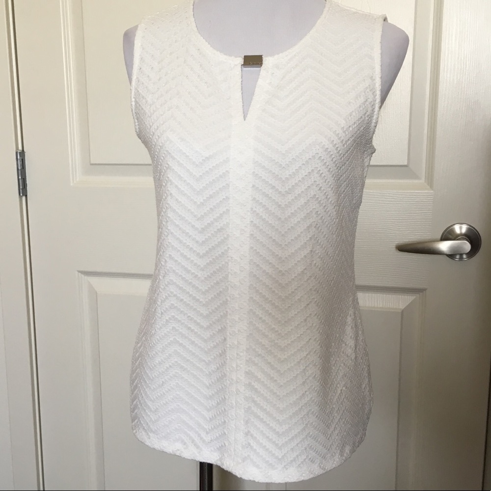 NWOT Calvin Klein White Top